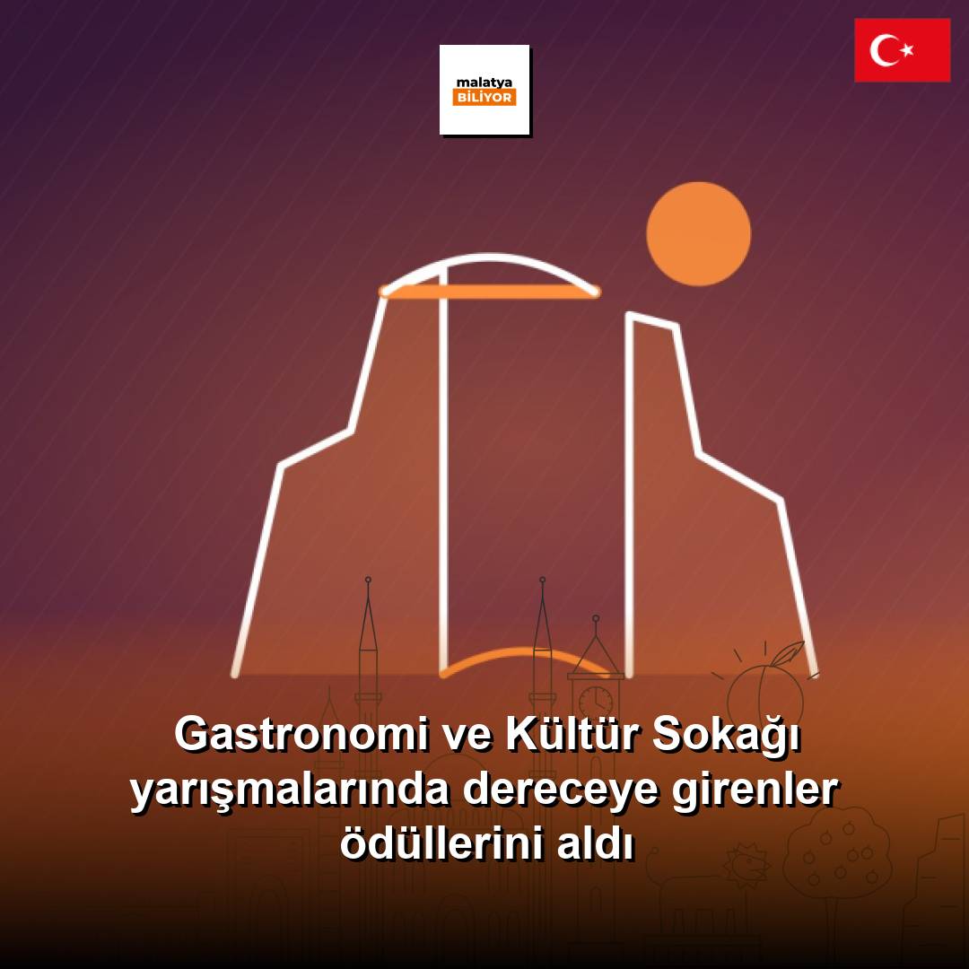 Gastronomi ve Kültür Sokağı yarışmalarında dereceye girenler ödüllerini aldı