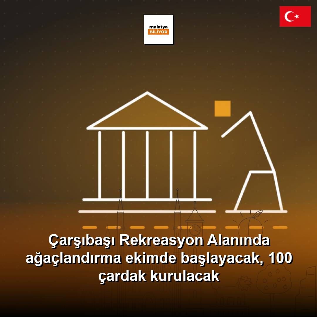 Çarşıbaşı Rekreasyon Alanında ağaçlandırma ekimde başlayacak, 100 çardak kurulacak