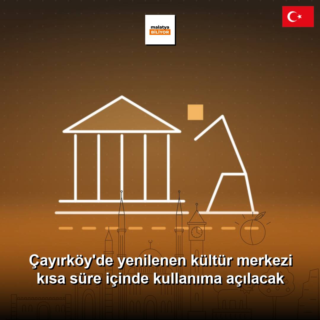 Çayırköy'de yenilenen kültür merkezi kısa süre içinde kullanıma açılacak