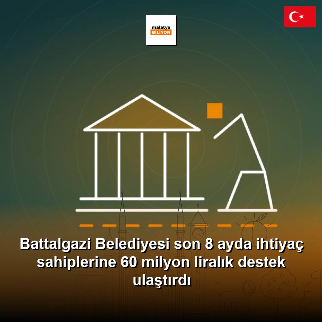Battalgazi Belediyesi son 8 ayda ihtiyaç sahiplerine 60 milyon liralık destek ulaştırdı