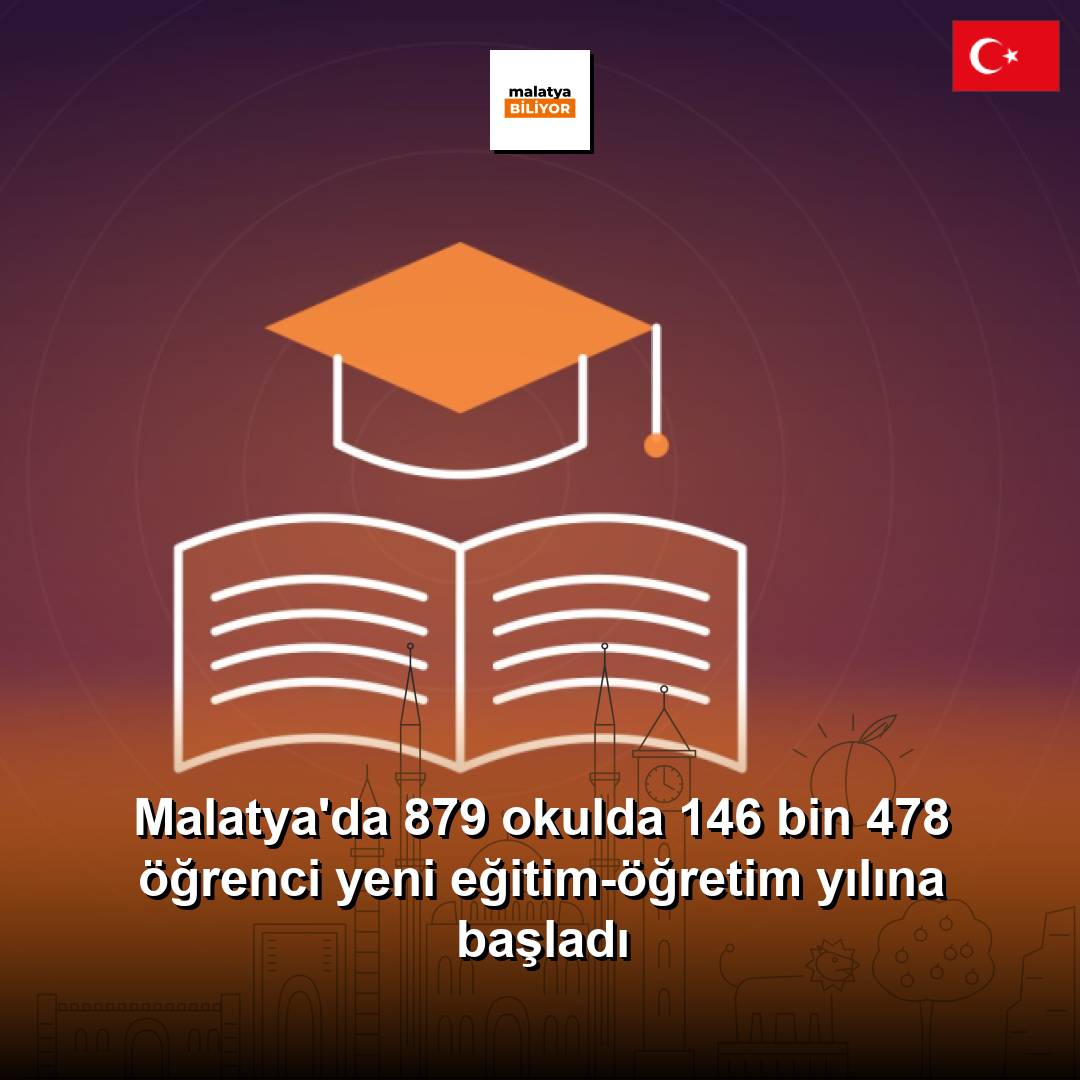 Malatya'da 879 okulda 146 bin 478 öğrenci yeni eğitim-öğretim yılına başladı